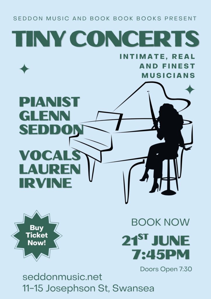 tiny concert swansea glenn seddon lauren irvine